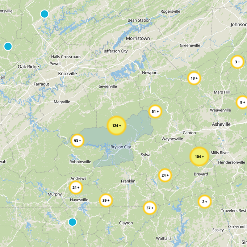 Swain County Static Map