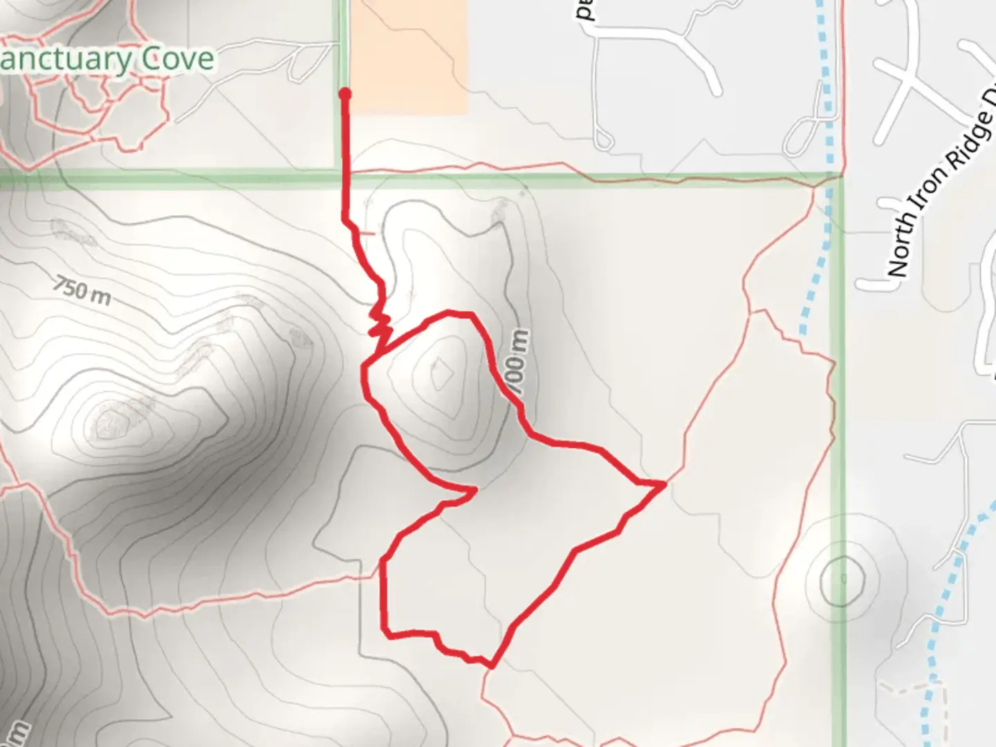 An image depicting the trail Scenic and Pack Rat Loop Trail and its surrounding area.