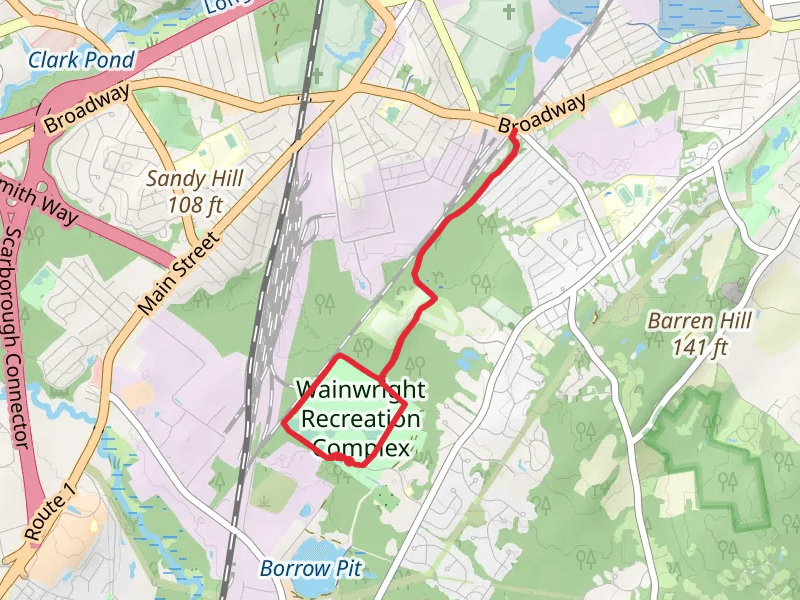 Wainwright Recreation Complex to Greenbelt Walkway