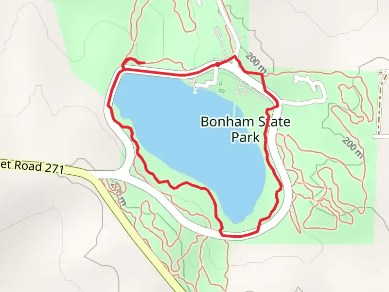 Bonham State Park Loop