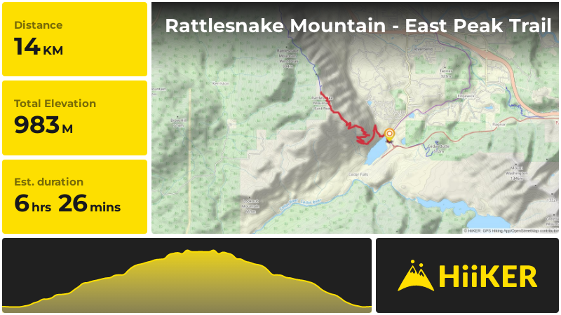 Rattlesnake Mountain - East Peak Trail | King County | Washington