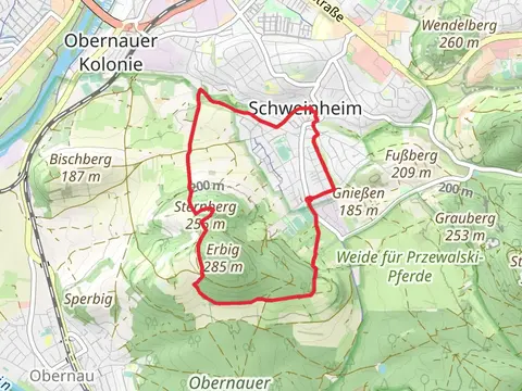Aschaffenburg Rundweg and Hinkelspfad