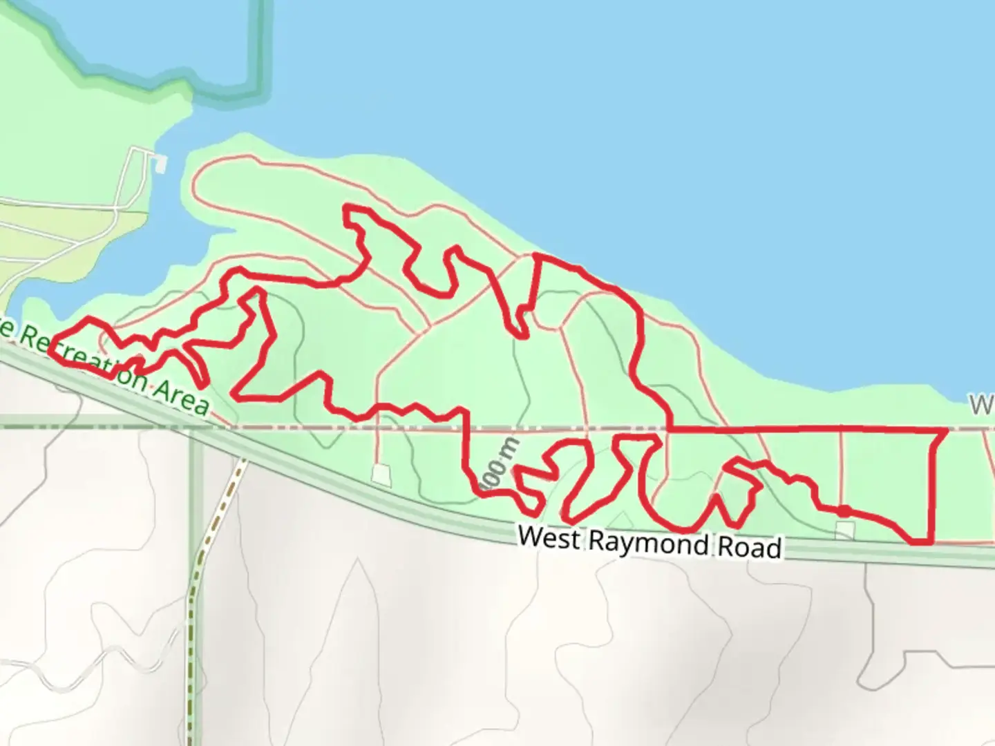 An image depicting the trail Southwest Loop Trail and its surrounding area.