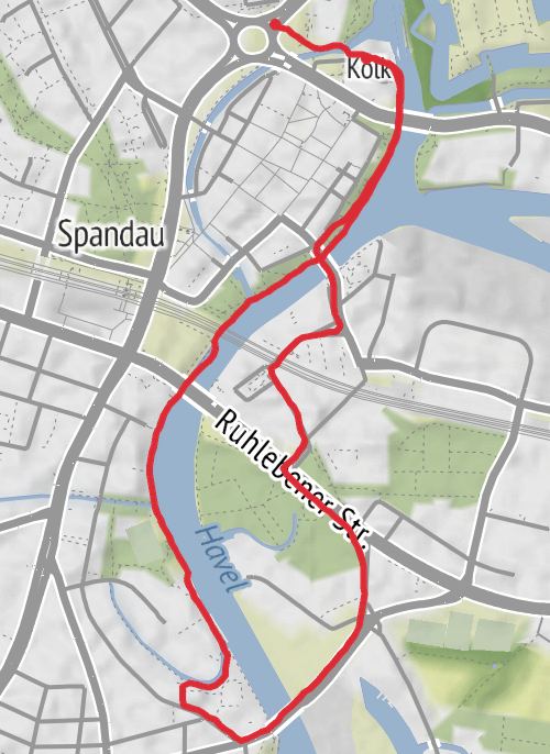 Berlin Laufen mobile static map