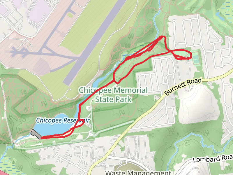Cooley Brook - Chicopee Reservoir Loop Trail