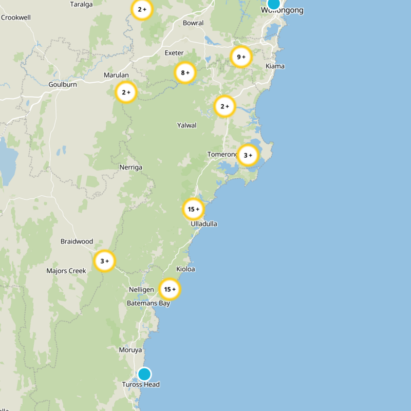 Lake Conjola Static Map