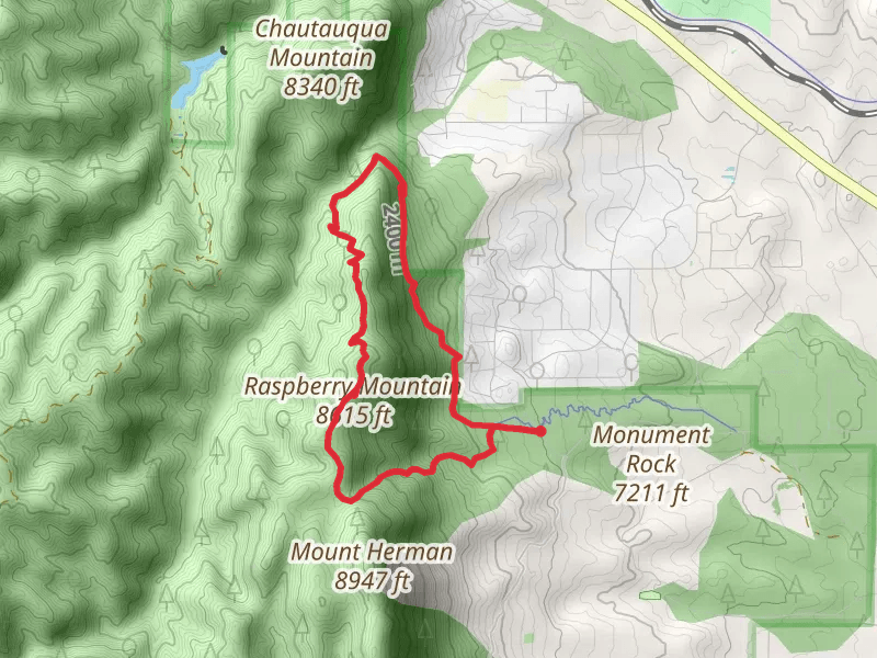 Raspberry Mountain and White Ghost Loop Trail