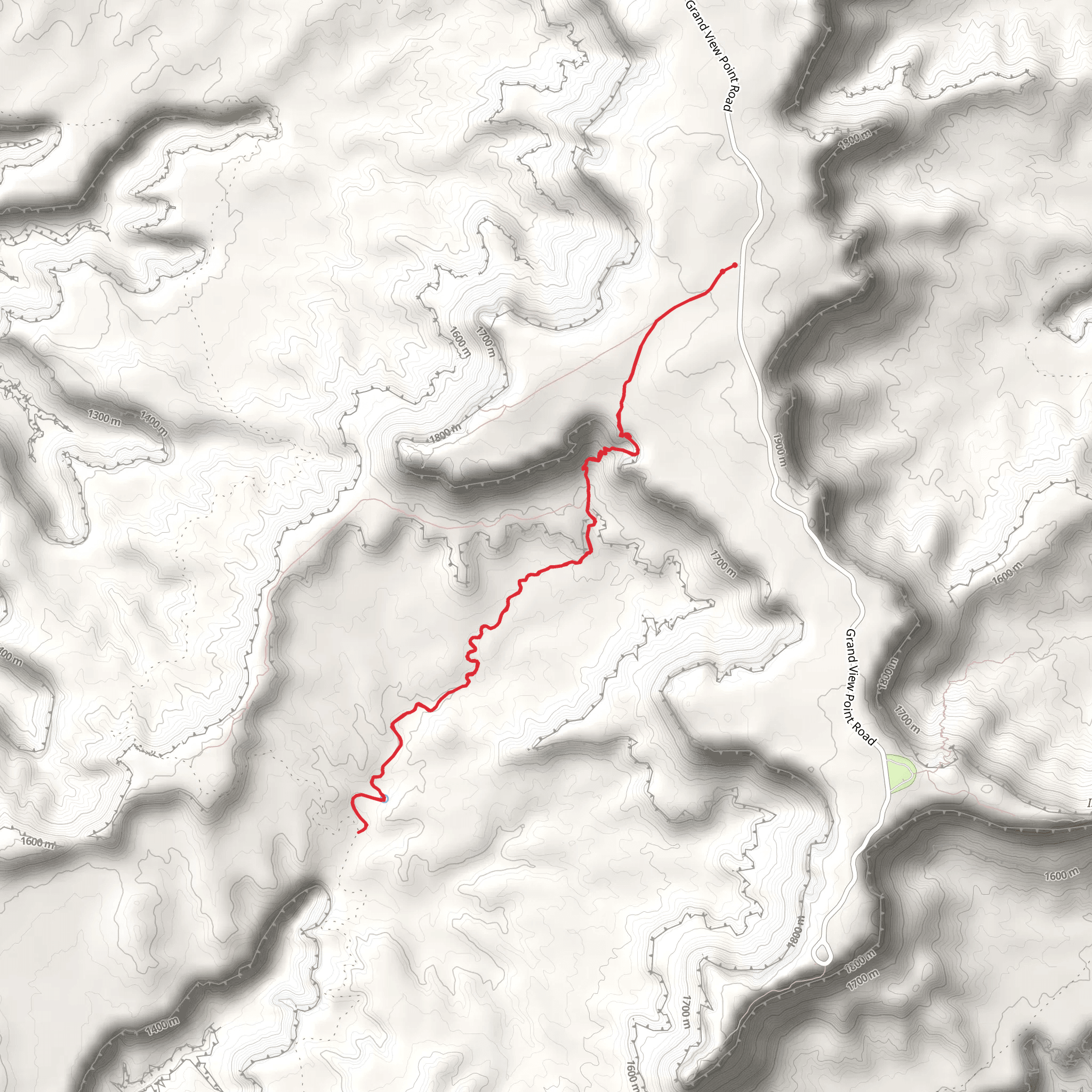 Murphy Wash Trail mobile static map