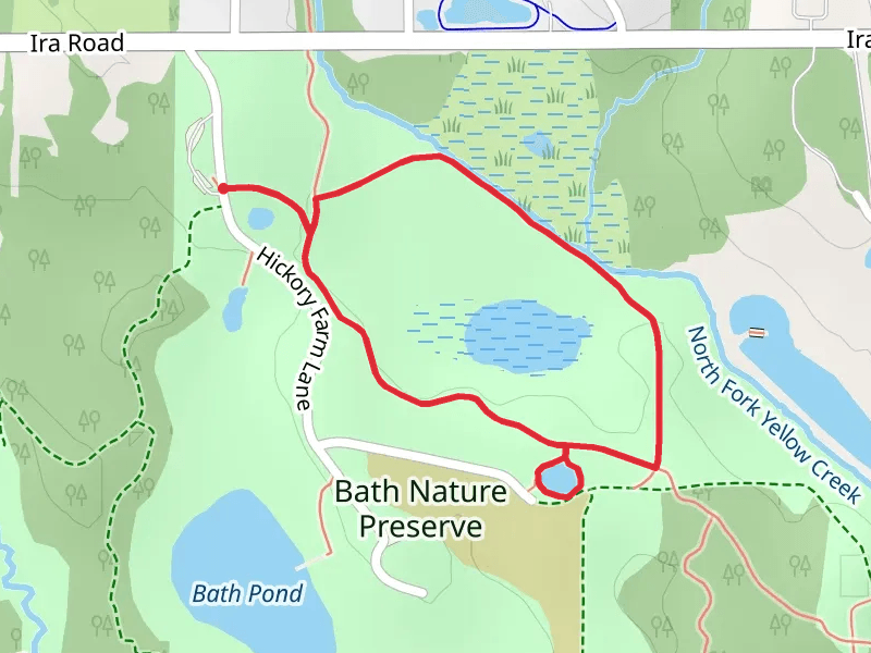 North Fork, Creeside and Garden Pond Loop Trail