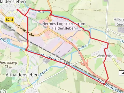 Haldensleben Loop via Mittellandkanal