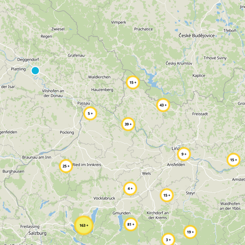 Bezirk Schärding Static Map