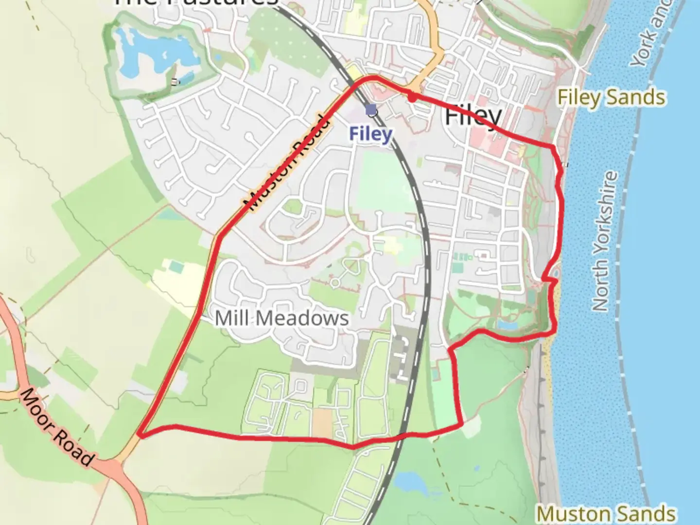 Muston Grange and Filey Pitch Loop | North Yorkshire | England