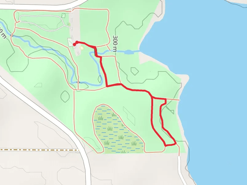 Washington's Woods, Dock and Canoe Trail