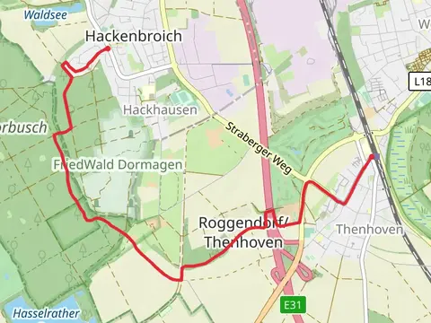 Hackenbroich to Roggendor