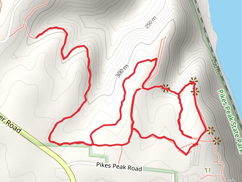 Bridal Veil Trail, Weeping Rock Trail Loop