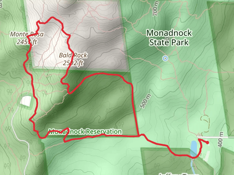 Monte Rosa Loop via Parker Trail and Lost Farm Trail