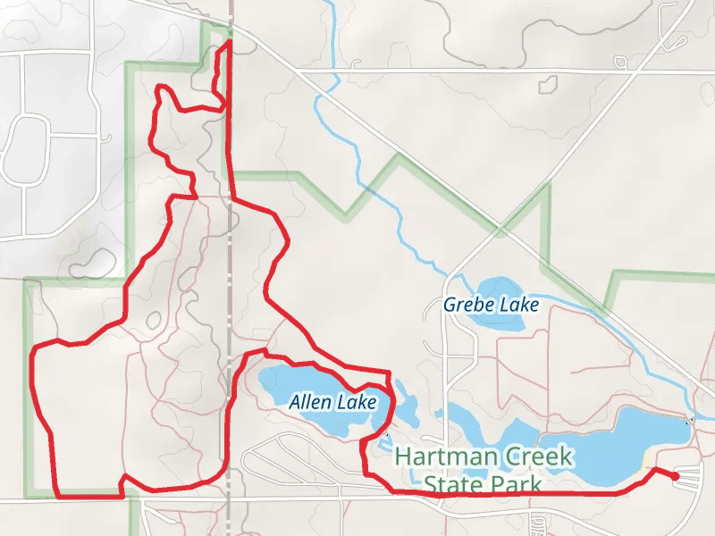 Alle Lake and Ice Age Loop Trail