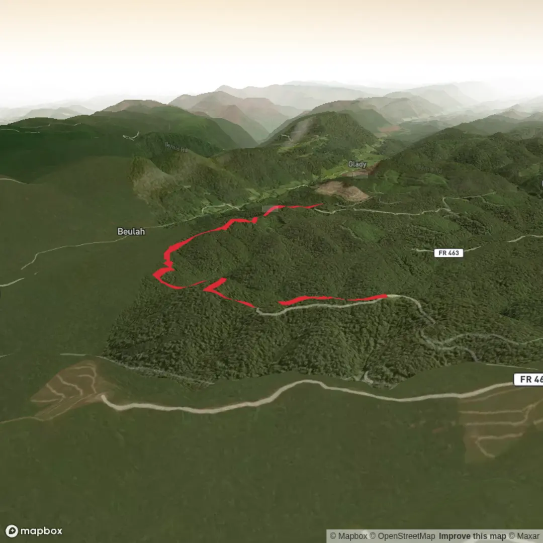 An image depicting the trail County Line Trail and its surrounding area.