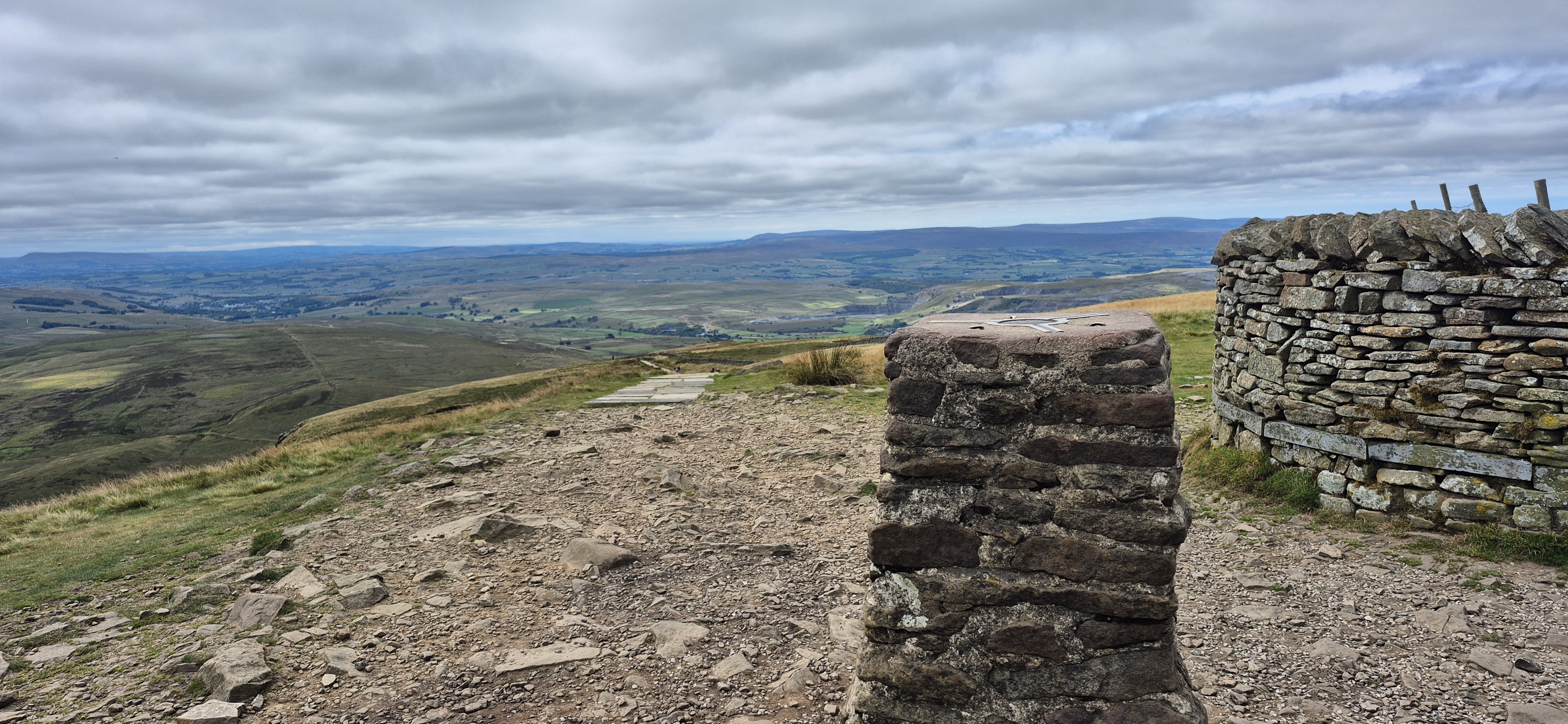 A map preview of the recording Hike on Halton Gill and Pen Y Ghent Loop.