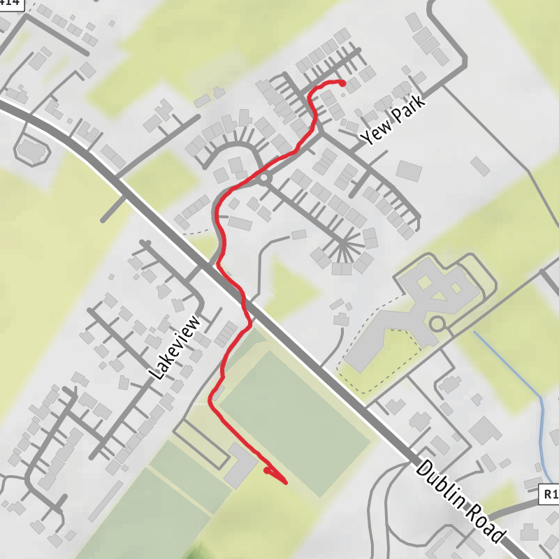 A map preview of the recording County Cavan Walking.