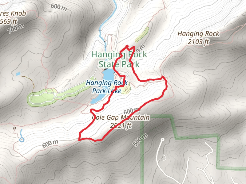 Cole Gap Mountain via Wolf Rock Trail