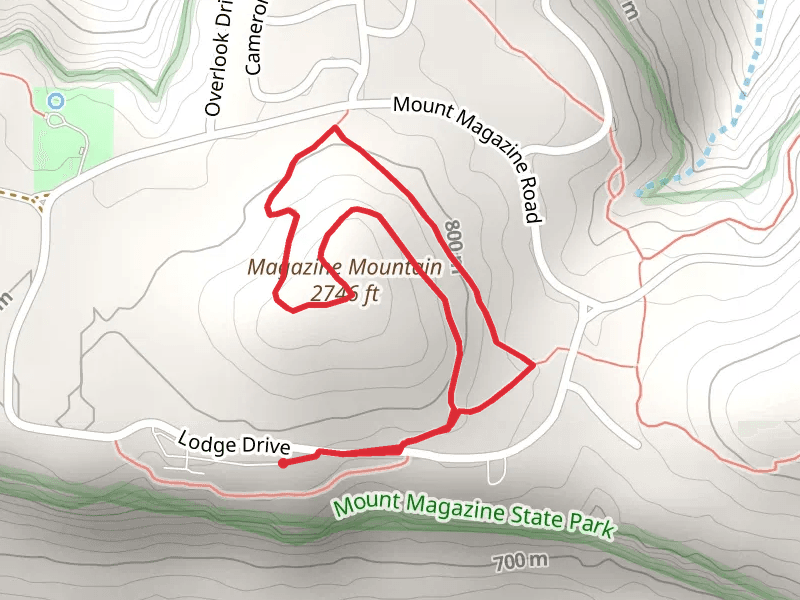 Magazine Mountain via Signal Hill Trail