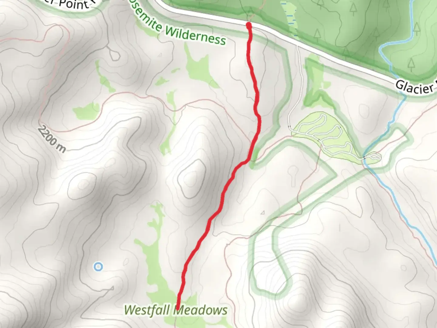An image depicting the trail Westfall Meadow Trail and its surrounding area.