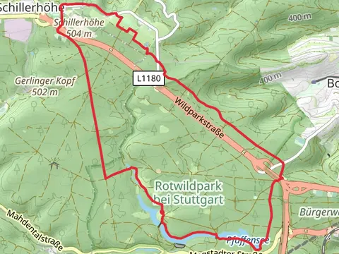 Saufangweg, Jägerweg and Hauptweg Loop