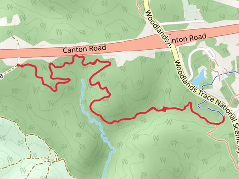 Central Hardwoods Scenic Trail Out and Back