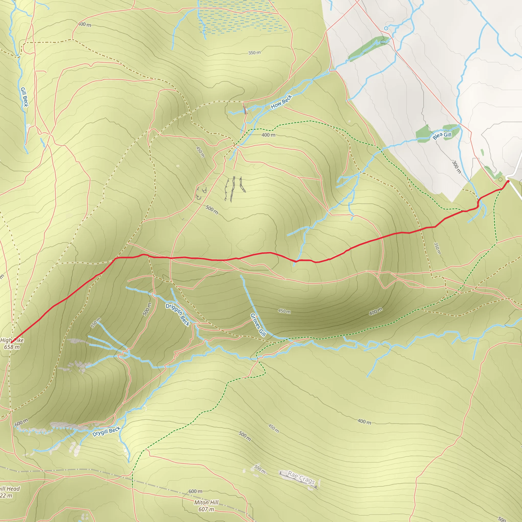 High Pike mobile static map