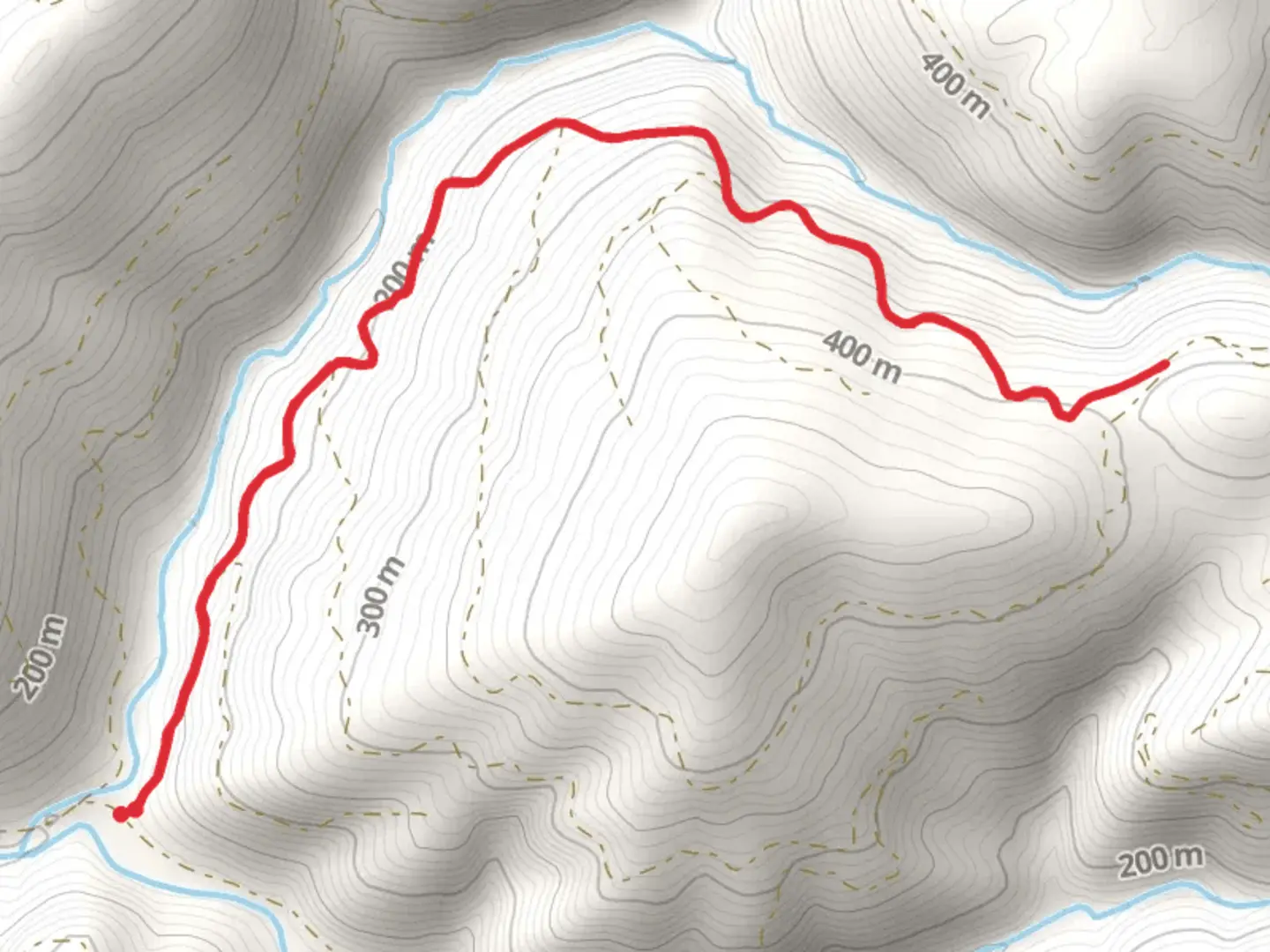 An image depicting the trail Bummer Lake Road Trail and its surrounding area.