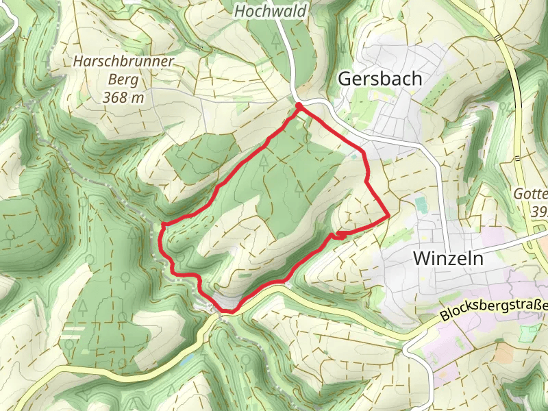 Pfaelzerwald Weisser Punkt and Hexenklamm