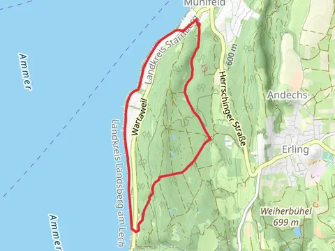 Dreifaltigkeitsstraße and Mühlfeld Loop