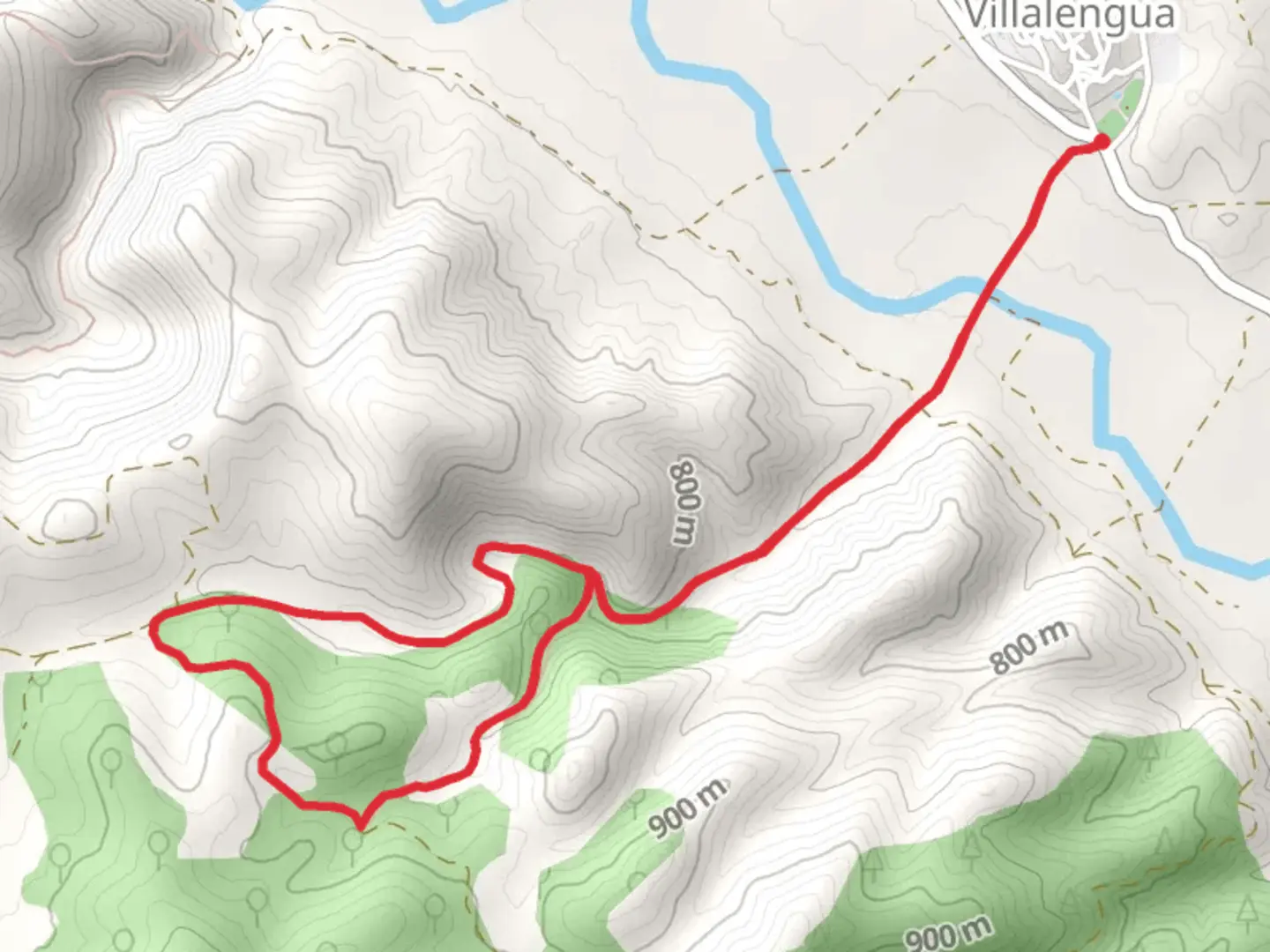 An image depicting the trail Route of Valdesaz de Villalengua SL Z 24 and its surrounding area.