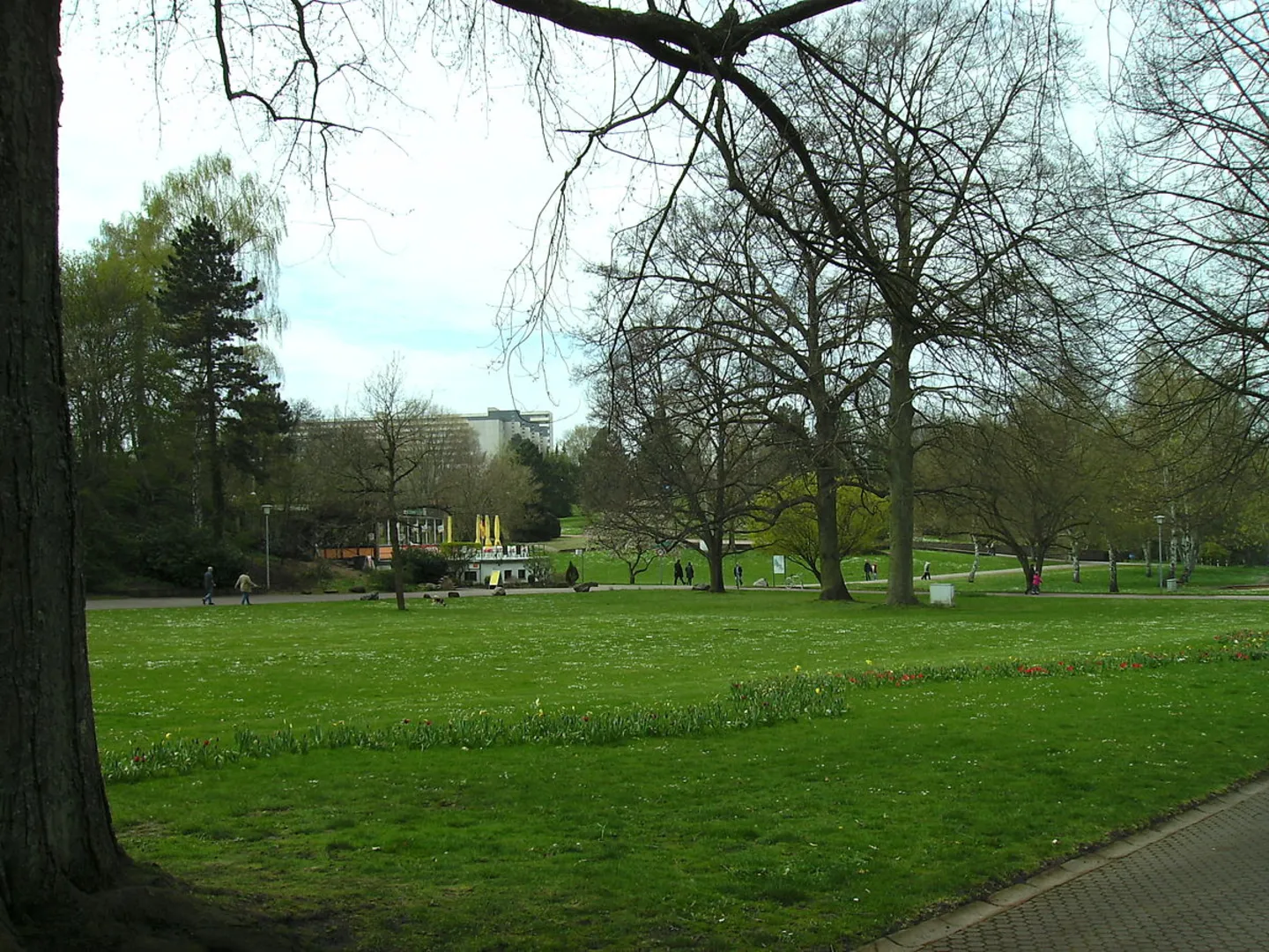 An image depicting the trail Schlosspark and Franzoesischer Garten Loop and its surrounding area.