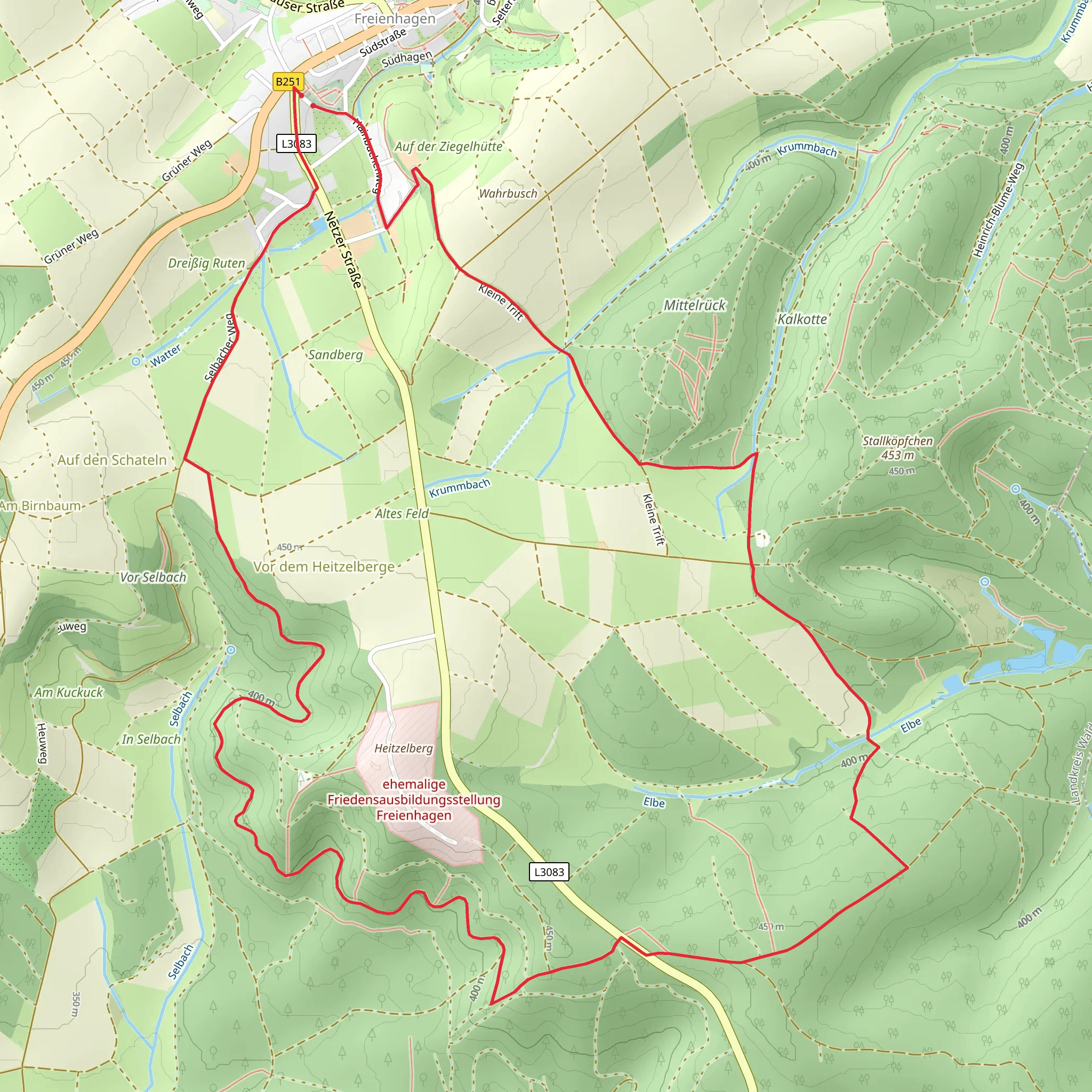 Freienhagen mobile static map