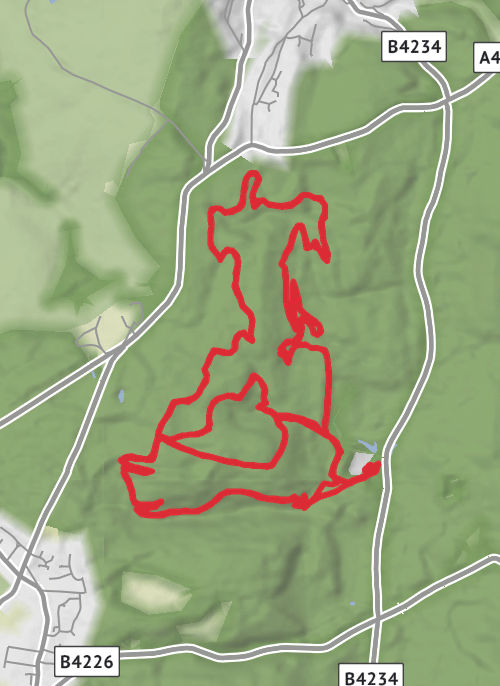 Forest of Dean Cycling mobile static map