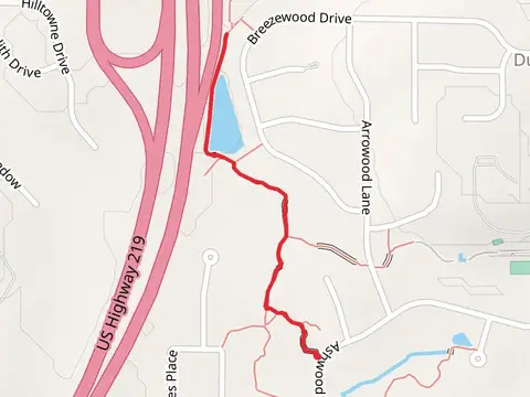 Ashwood Lane to Breezewood Drive