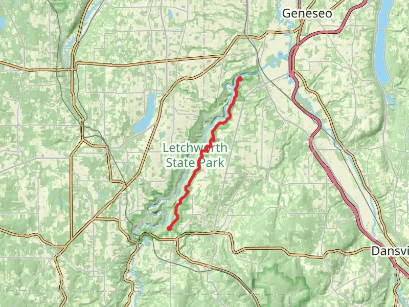 Genesee River - Letchworth Trail