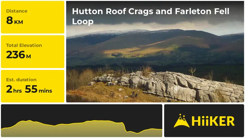 | Hutton Roof Crags and Farleton Fell Loop