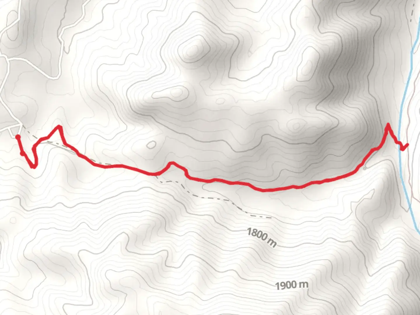 An image depicting the trail Willard Creek and its surrounding area.