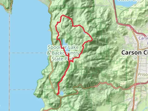 North Canyon Road, Marlette Flume and Red House Flume Loop Trail