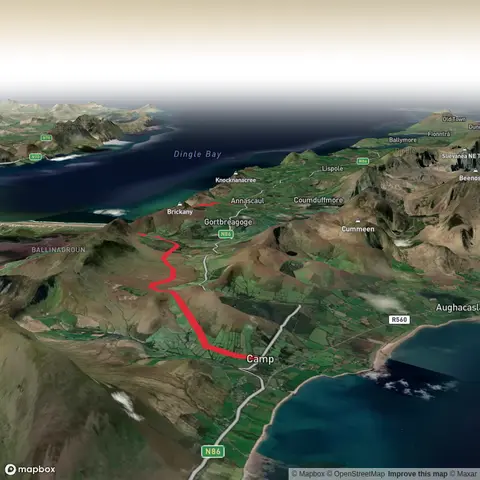 Camp to Annascaul via Dingle Way