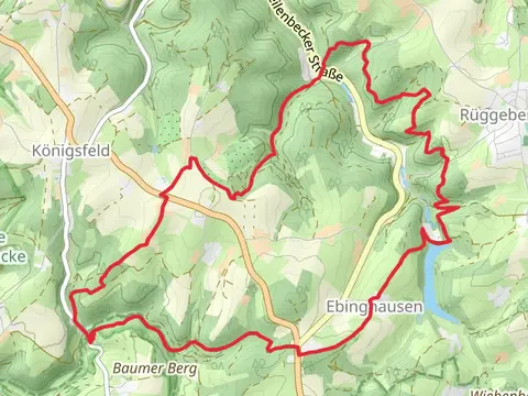 Heilenbeckestausee via Ennepetaler Rundweg and Uhlenbart
