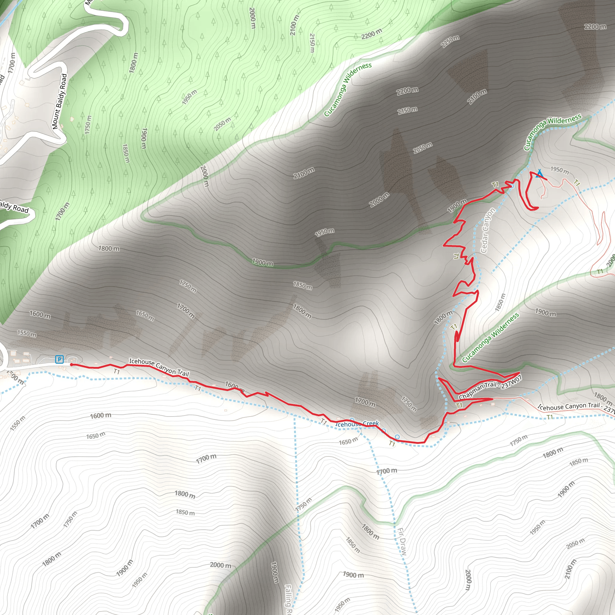 Icehouse Creek mobile static map