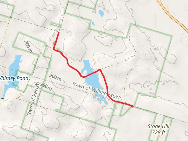 Long Pond and Happy Valley Trail