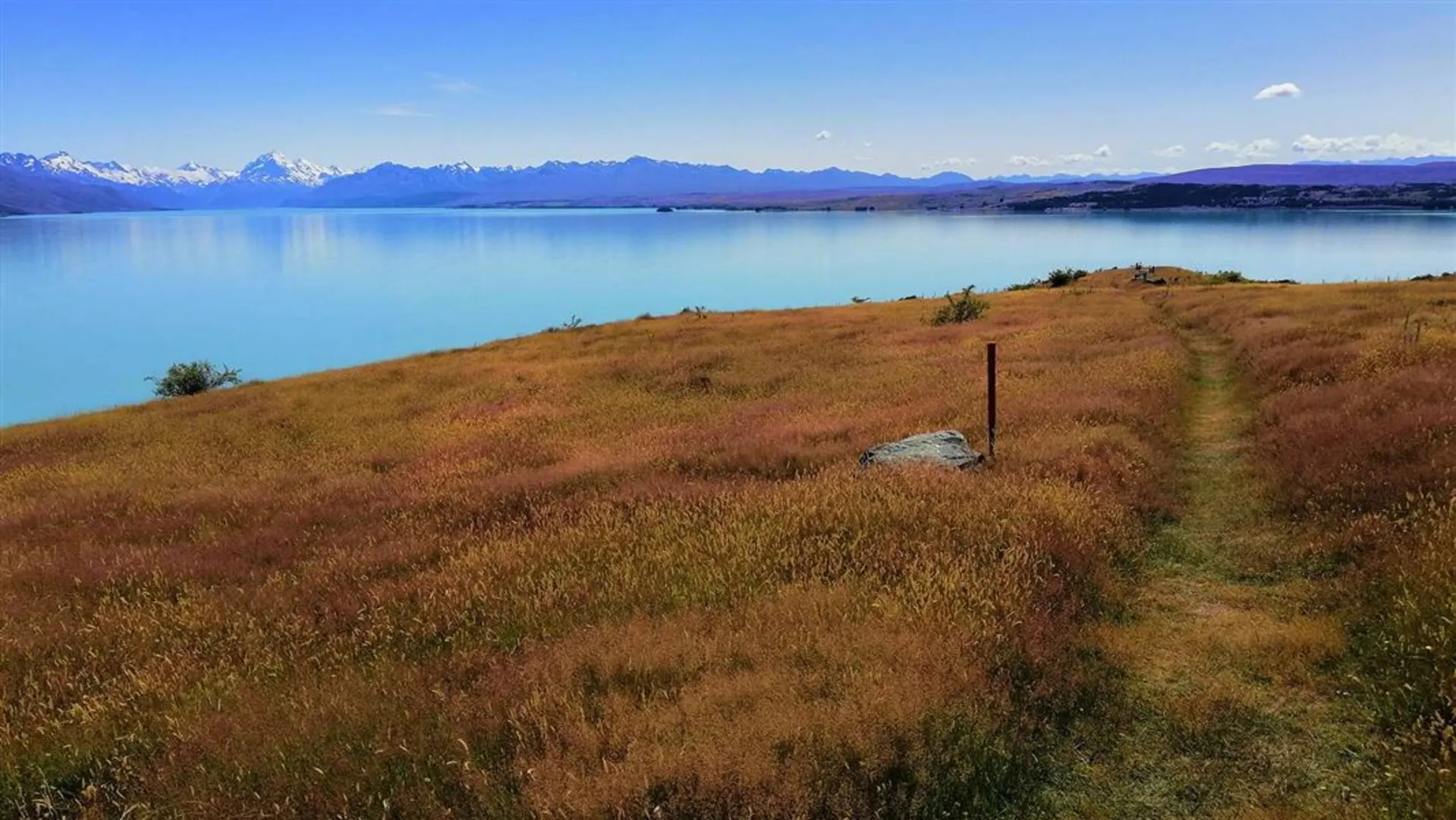 An image depicting the trail Marker Bay Track and its surrounding area.