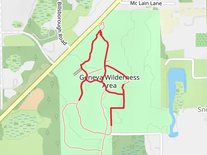 Geneva Wilderness Area Loop Walk