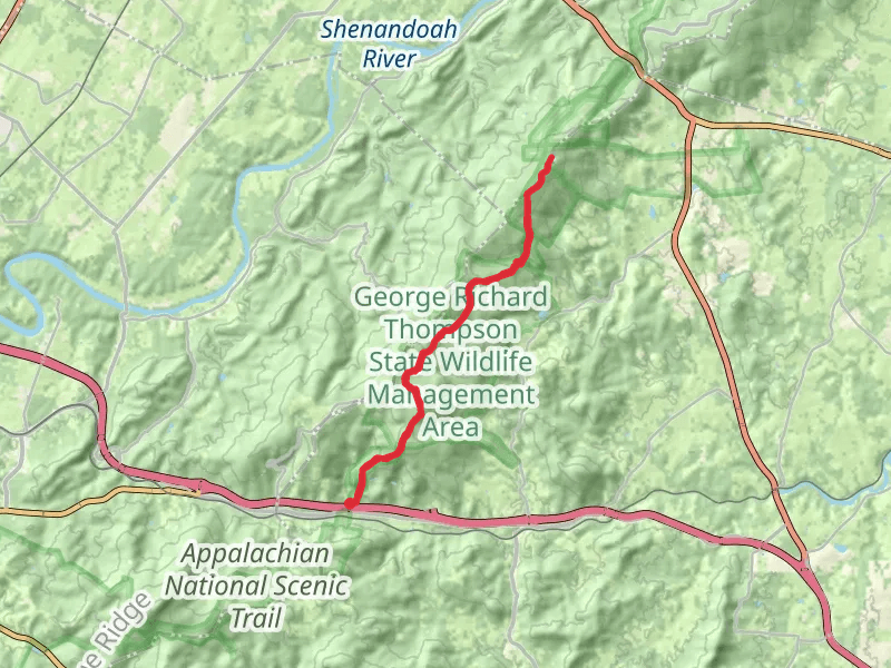 Appalachian Trail from Tuckers Lane