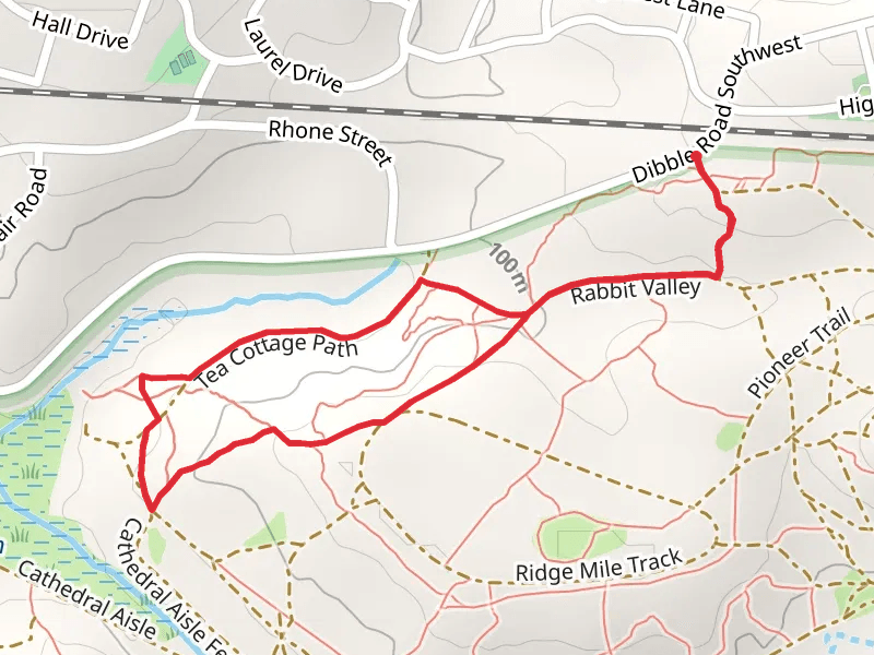 Chalk Cliffs and Tea Cottage Path Loop